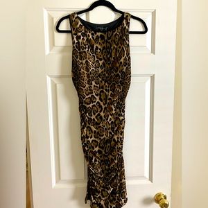 NWT Nine West Animal print body con dress / Retail $98